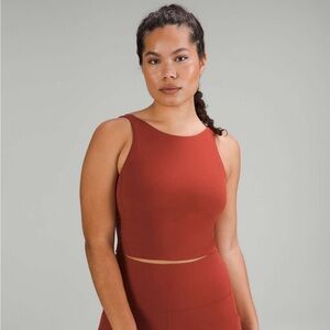 EUC Lululemon Align High-Neck Tank Top | Sz 10 | Cayenne